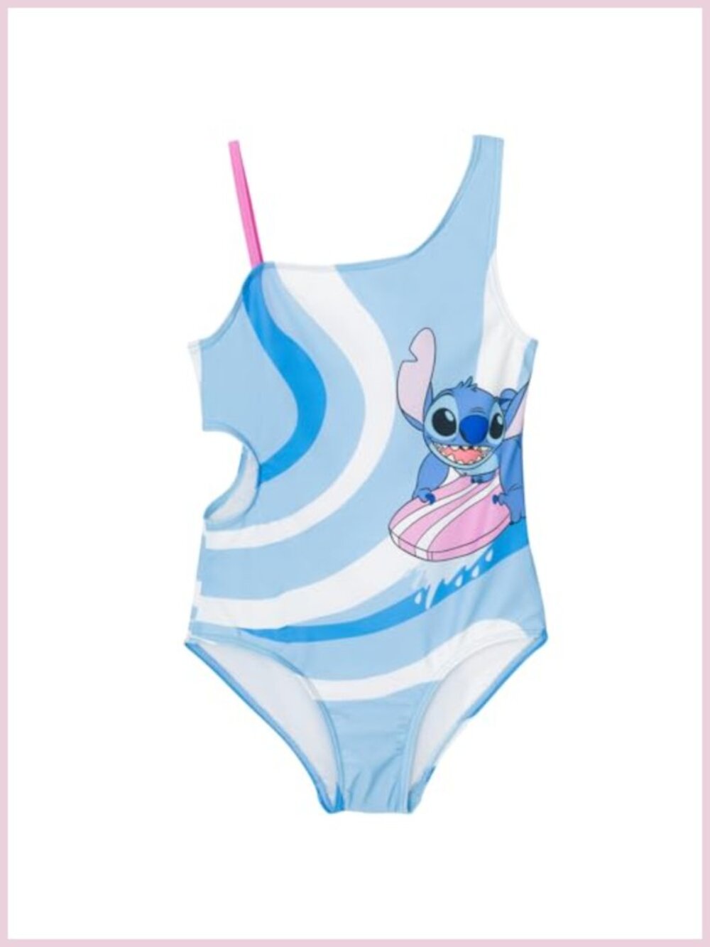 Disney Lilo & Stitch One Piece Swimsuit UPF 50+ Girls Size